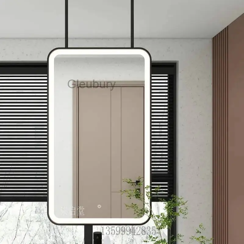 Mirror Long Vintage Room Decor Decorative Mirrors With Light Modern Home Decoration Beauty Salons Apartment Wand Deko Live
