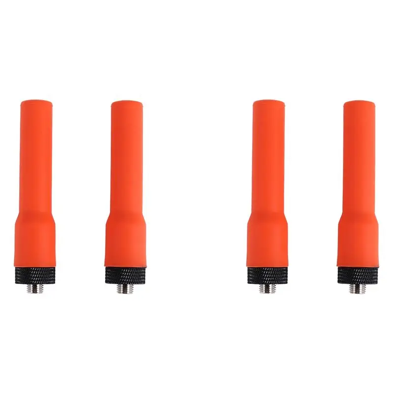 ABRI-4X Walkie Talkie Soft Antenna SF-20 Mini Short Aerial SMA-F Dual Band VHF UHF For UV-K6 UV-21 UV-17 UV-18Pro Max Radio A