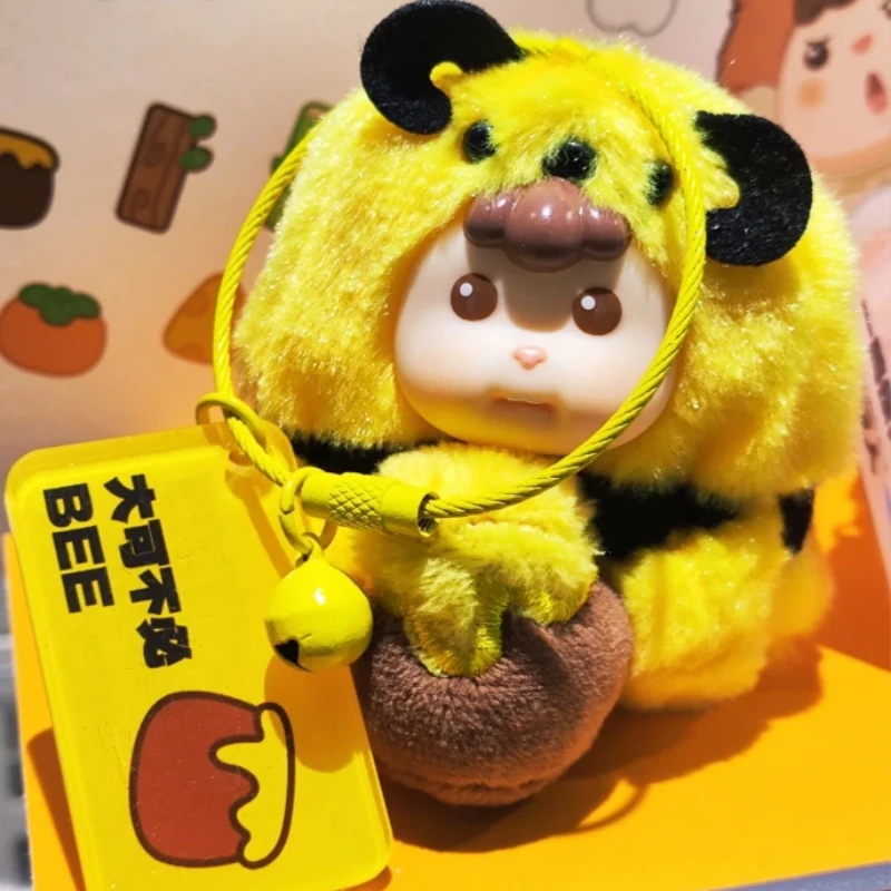 

Frendsheep Roaring Zoo Series Blind Box Dolls Trendy Cute Model Action Figures Kawaii Backpack Pendant Desktop Decor Toys Gift