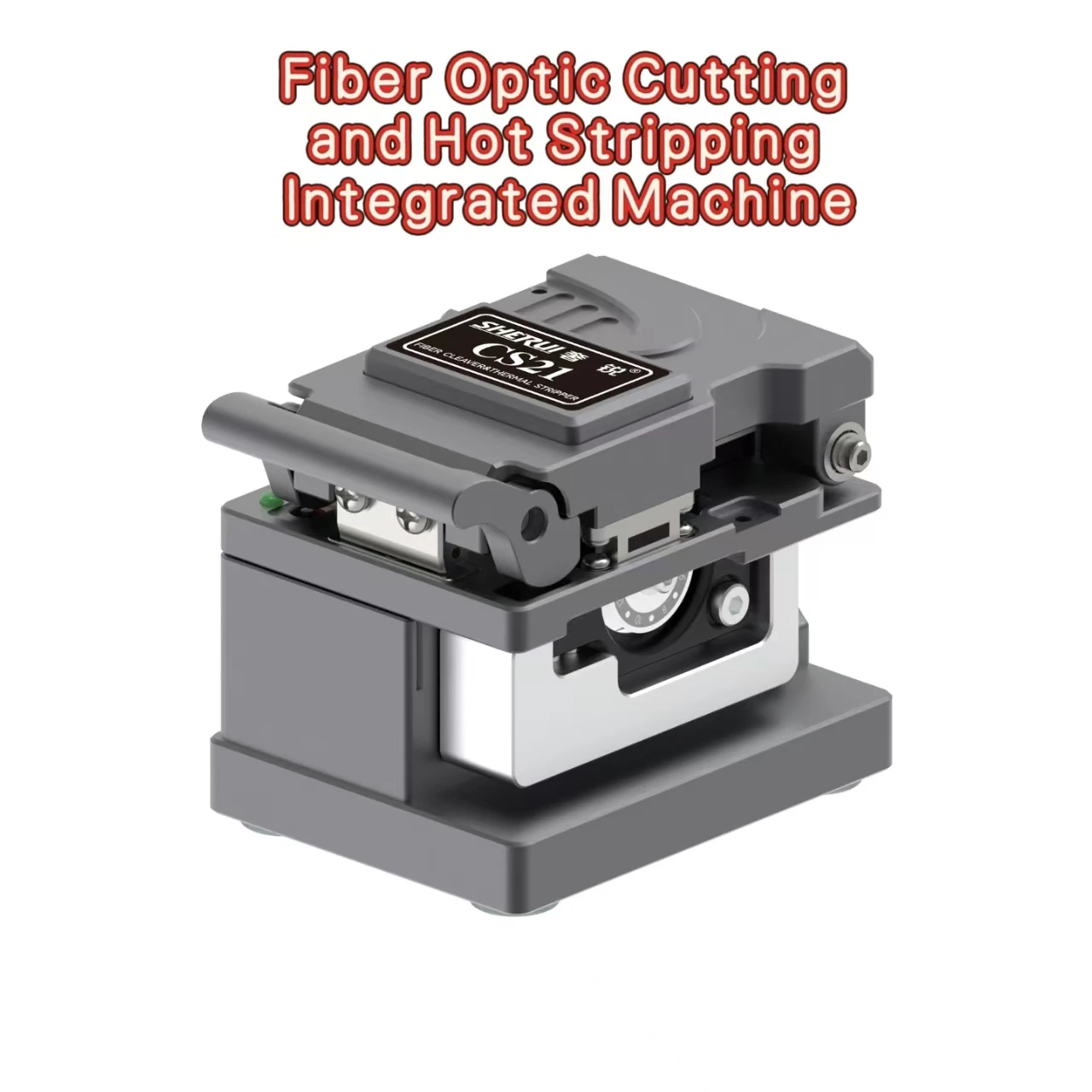 high quality Hot stripping and cutting machine, fiber optic cleaver, automatic blade return, drop cable fusion splicer, cleaver