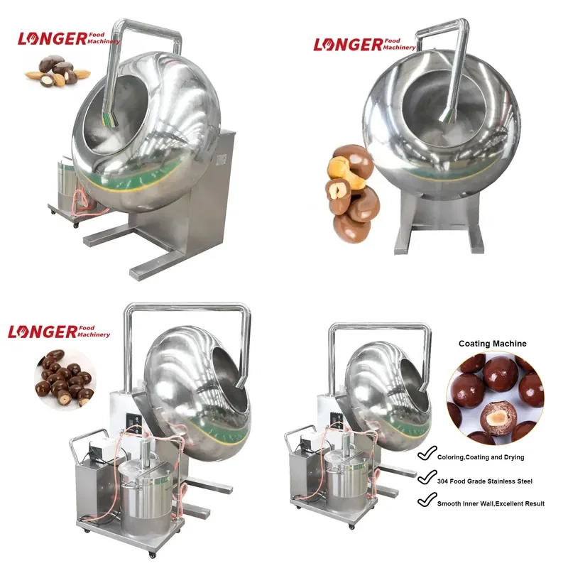 Mini Automatic Chocolate Mixing and Coating Machine for Home Use Small Scale Chocolate Spraying Enrobing Equipment