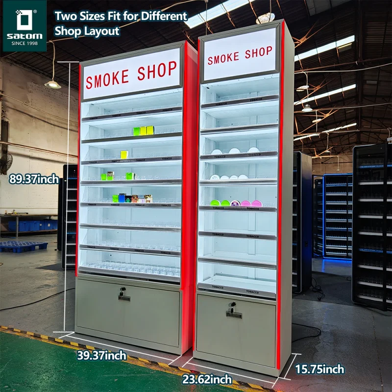 custom.Floor Stand Shelf Display Advertising Display Custom Smoke Shop Gas Station Chain Store