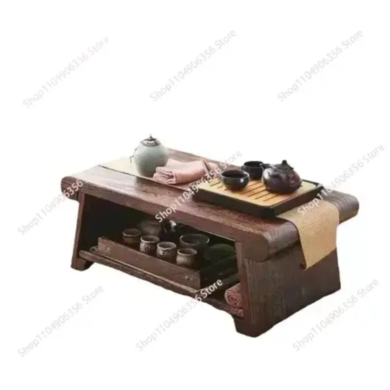 Multi Folding Wooden Japanese Tea Table For Living Room Furniture Low Modern Minimalist Compact Tatami Coffee Folding Table Wood