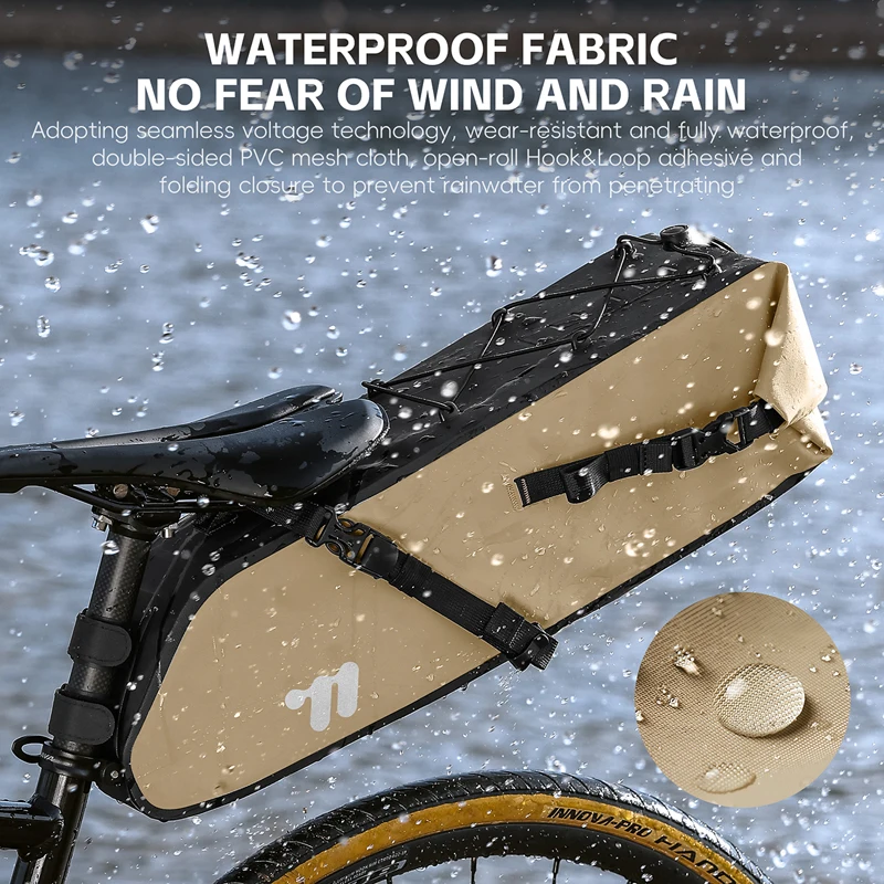 WEST BIKING バイクサドルバッグ 大容量サイクリン - Saddle Bag Under Seat のレビューと価格