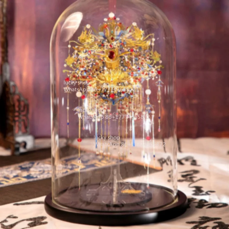 Guofeng Phoenix Crown 3D Three-dimensional Puzzle Metal Assembly Model Handmade Wedding Girlfriend Gift Golden-winged Bird Crown