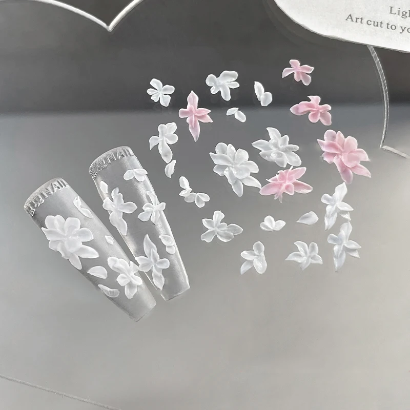 3D Flowers Nail Mold DIY Silicone Nail Tools Floral Petal Nail Design Resin Molds Nail Art Carving Template Manicure Design