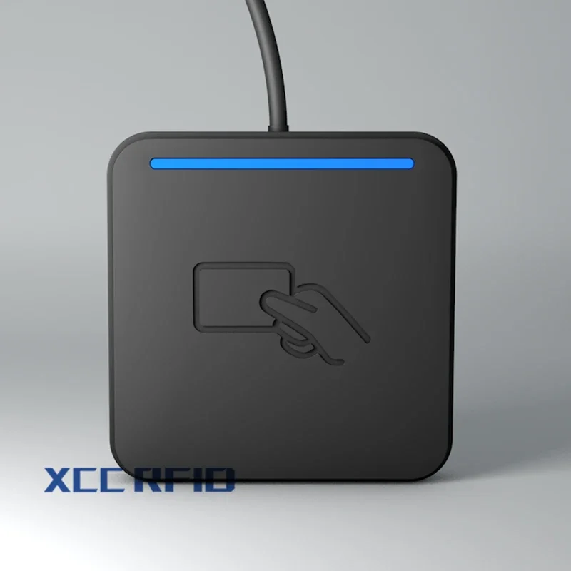 13.56MHZ Door Access Control System IC Or ID Card Reader ISO/IEC14443  ISO/IEC15693 USB Card Issuer