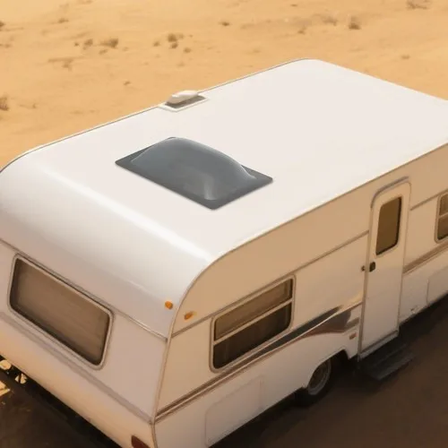 قبة خارجية RV Skylight مناسبة للتخييم، غطاء كمبيوتر أسود شفاف مقاس 18 × 26 بوصة مع معالجة مقاومة للأشعة فوق البنفسجية، بديل مباشر