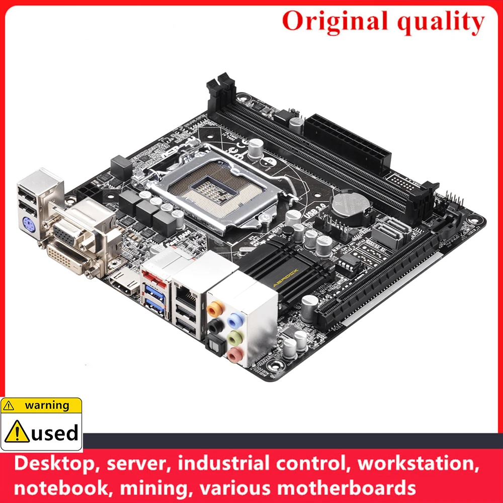 Used For ASROCK H81M-ITX ITX MINI H81i Motherboards LGA 1150 DDR3 16GB PCI-E3.0 For Intel H81 Desktop Mainboard SATA III USB3.0