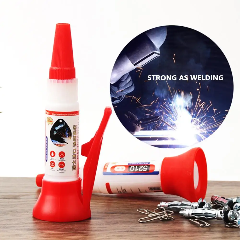 Powerful Solder Quick Dry 5210 Cyanoacrylate Quick Glue High-Strength Oily Welding Super Glue MultiMaterial Repair Adhesive