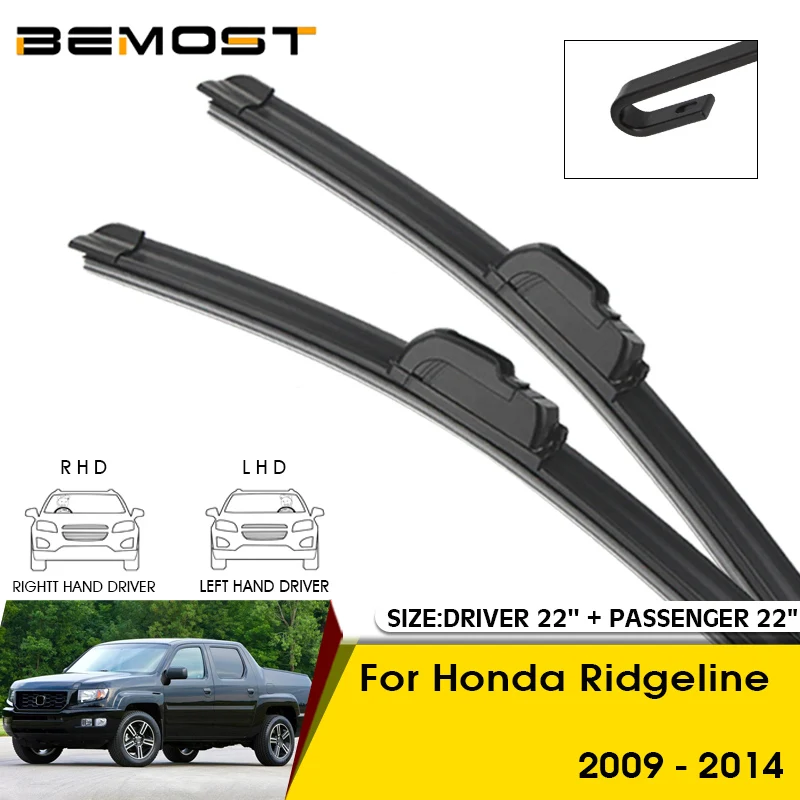 

Car Wiper Blades For Honda Ridgeline 2009-2014 Windshield Windscreen Front Window Blades 22"+22" Car Accessories