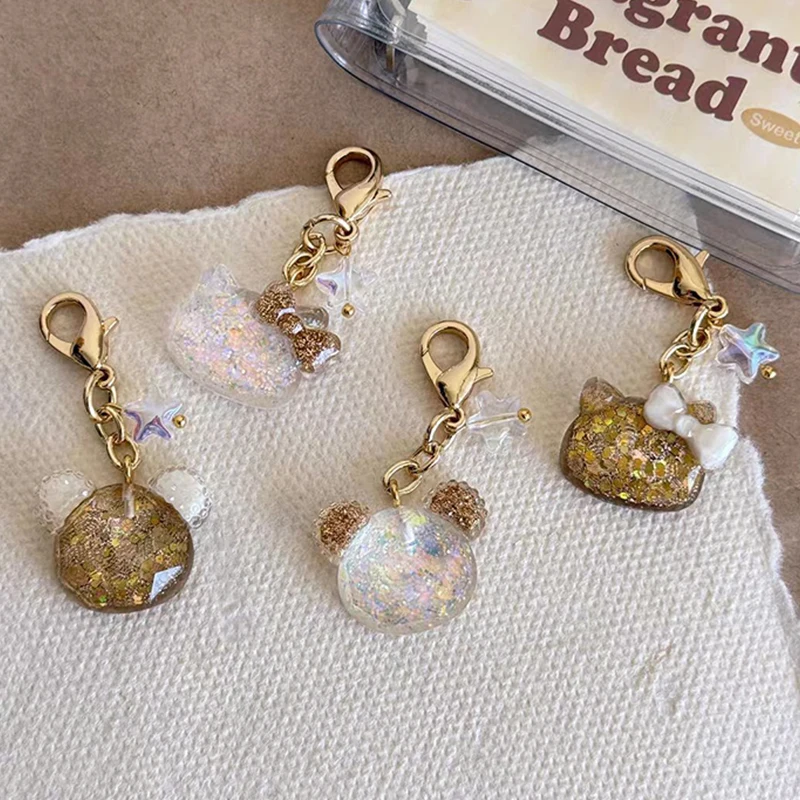 

Sanrios Animal Kitty Cat Keychain Kawaii Cute Anime Hellokittys Cellphone Strap Pendant Purse Bag Charm Accessories Girls Gift