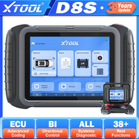 XTOOL D8S ECU Coding Automotive All Systems Diagnostic Tools BI-Directional Key Programming 38+Service OBD2 Scanner CAN FD
