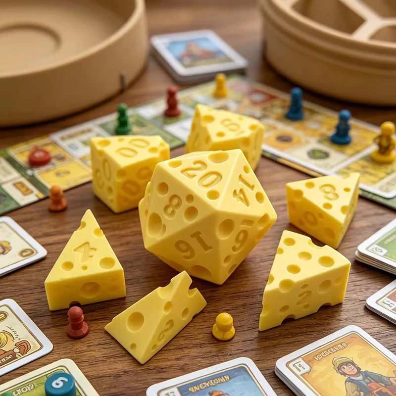 Nieregularne Kostki Sera Pudeł – Board Game Print recenzja i cena
