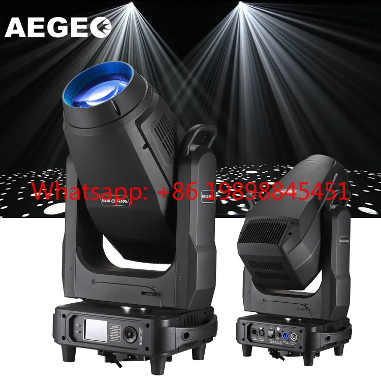 800W 3IN1 LED Beam Spot Wash Moving Head Light CMY CTO DMX Profile Frame Cutting Gobo Zoom Sharpy Beam With Fold Hook
