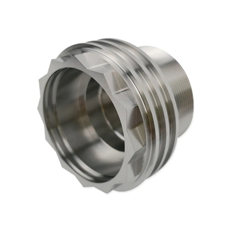 

Custom CNC Machining Stainless Steel Threaded Adapters CNC Lathe Milling Stainless Steel Quick-connect Fittings