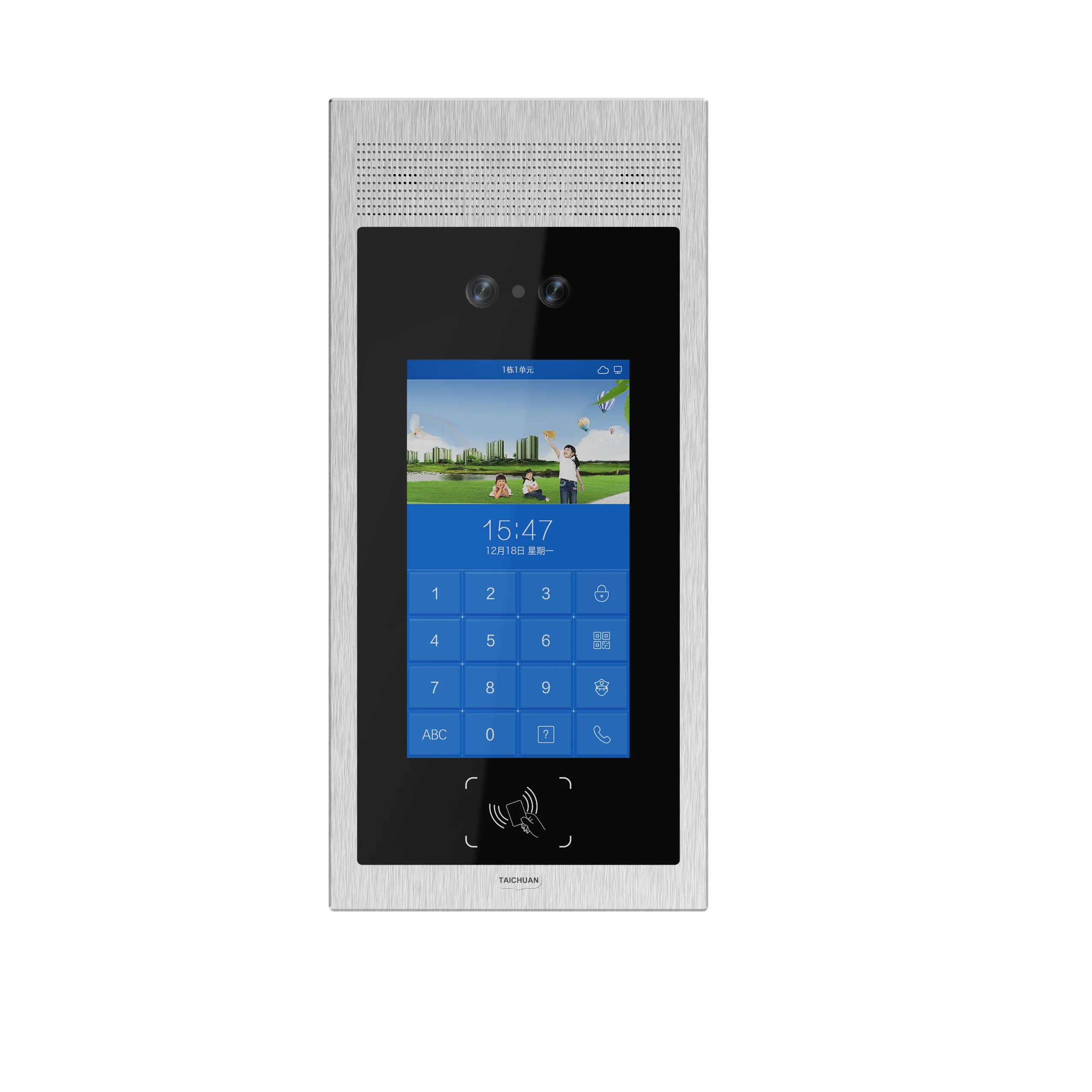 

Умный видеодомофон Timmy, динамическое распознавание лиц, система контроля доступа, водонепроницаемый IP65, устройство учета рабочего времени