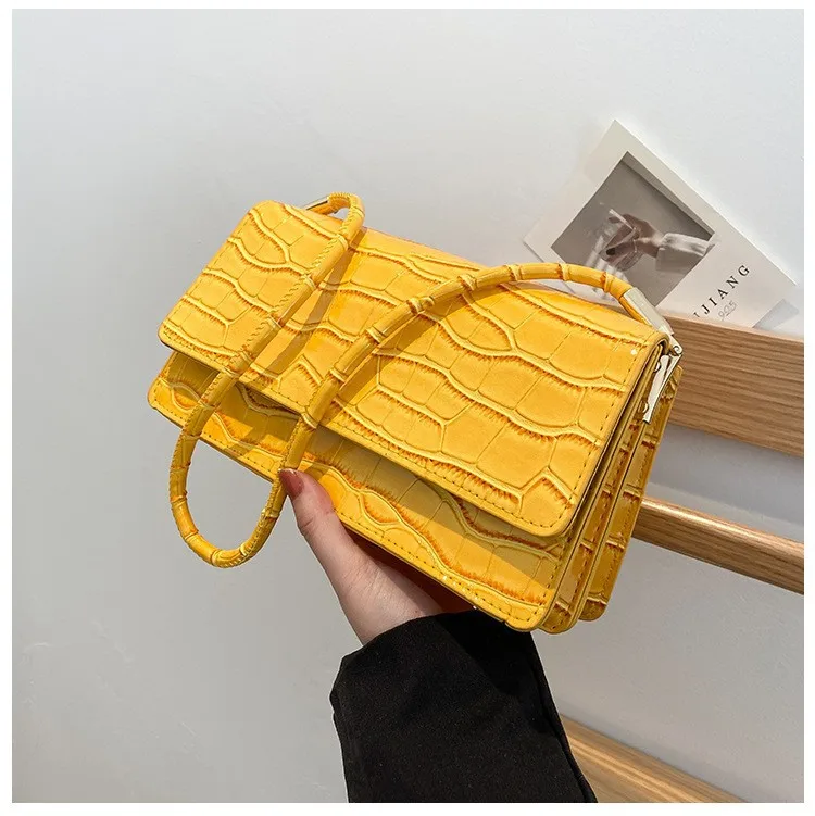 Pu Leather Handbag for Women Ideal for Summer with Bright Lacquer Finish Perfect for Casual or Business Use