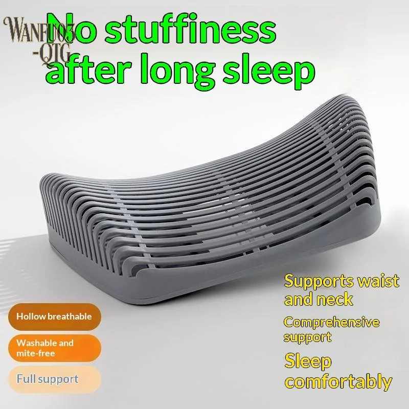 Hot Sale Portable Sleep Pillow Neck And Back Support Cushion Washable Waterproof Ideal For Nap Summer Use Dormitory Sleep Aid