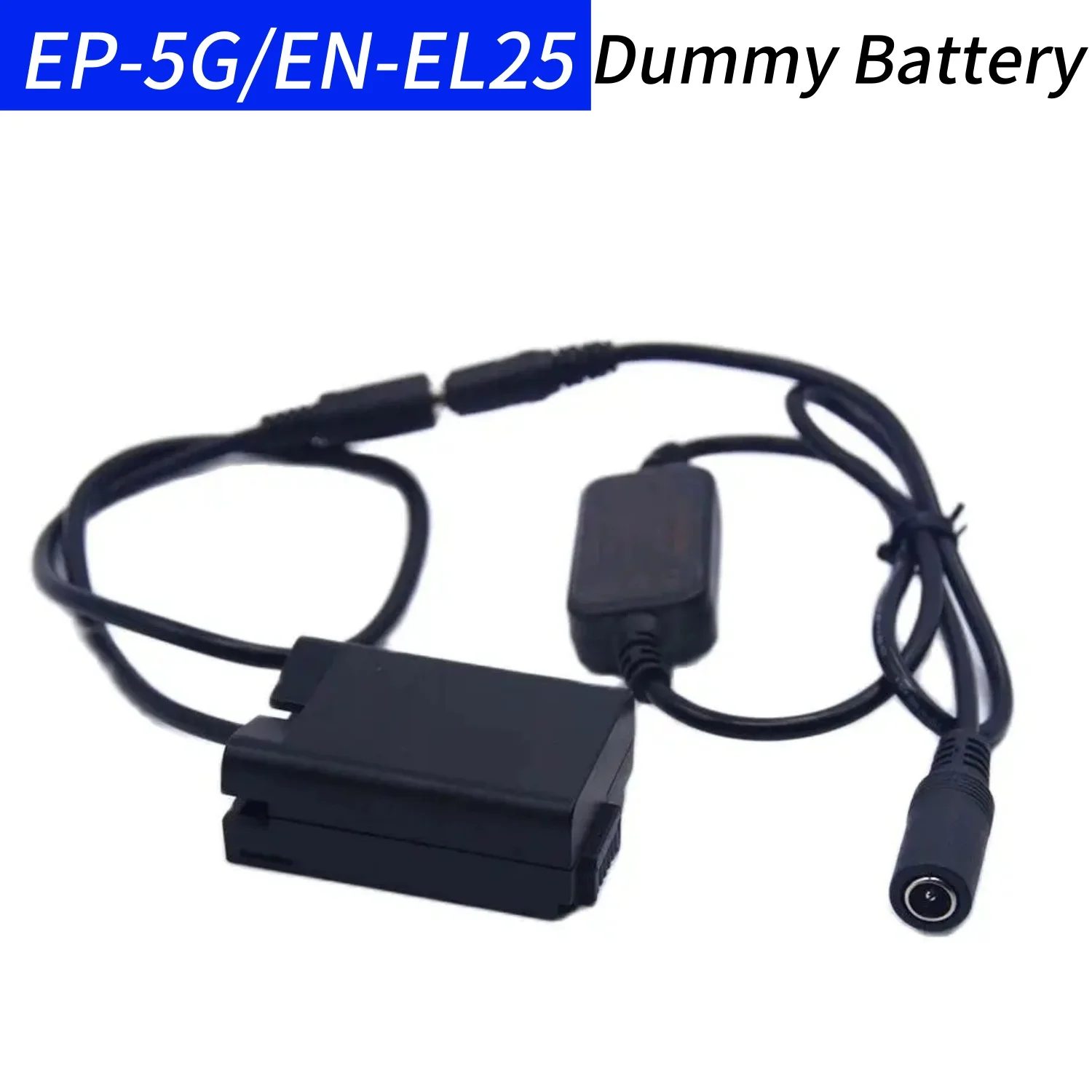 EP-5G DC Coupler EN EL25 Dummy Battery&12V-24V Step-Down Cable for Nikon Z50 ZFC Camera