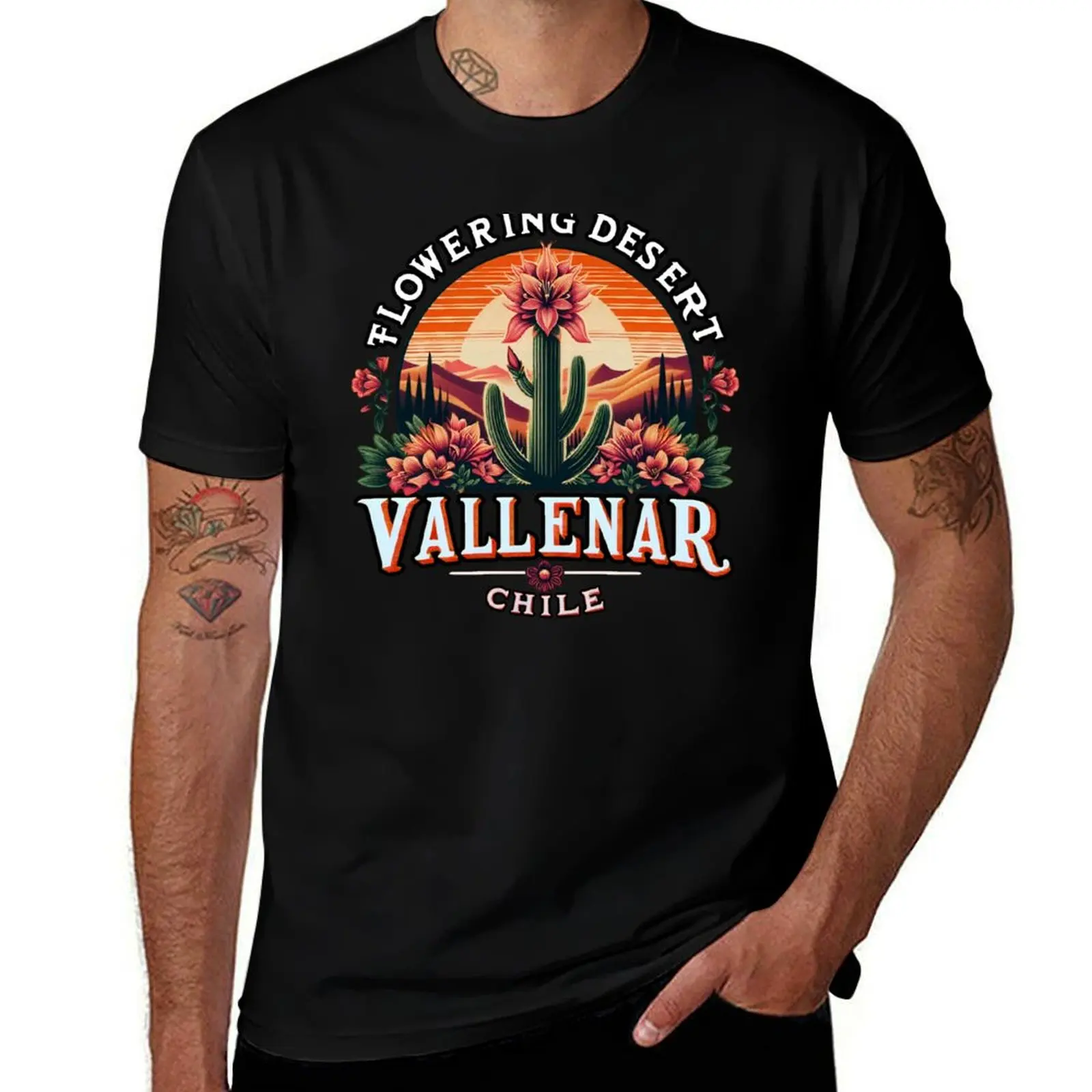 Vallenar, Flowering Desert, Atacama, Chile T-Shirt baggy shirts korean fashion custom t shirt Blouse plus size men clothing