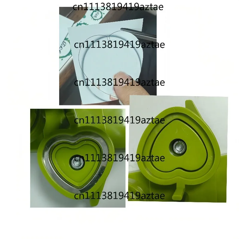Easy to Operate New Customizable DIY Plastic Heart Badge Making Machine Heart Shape Button Maker