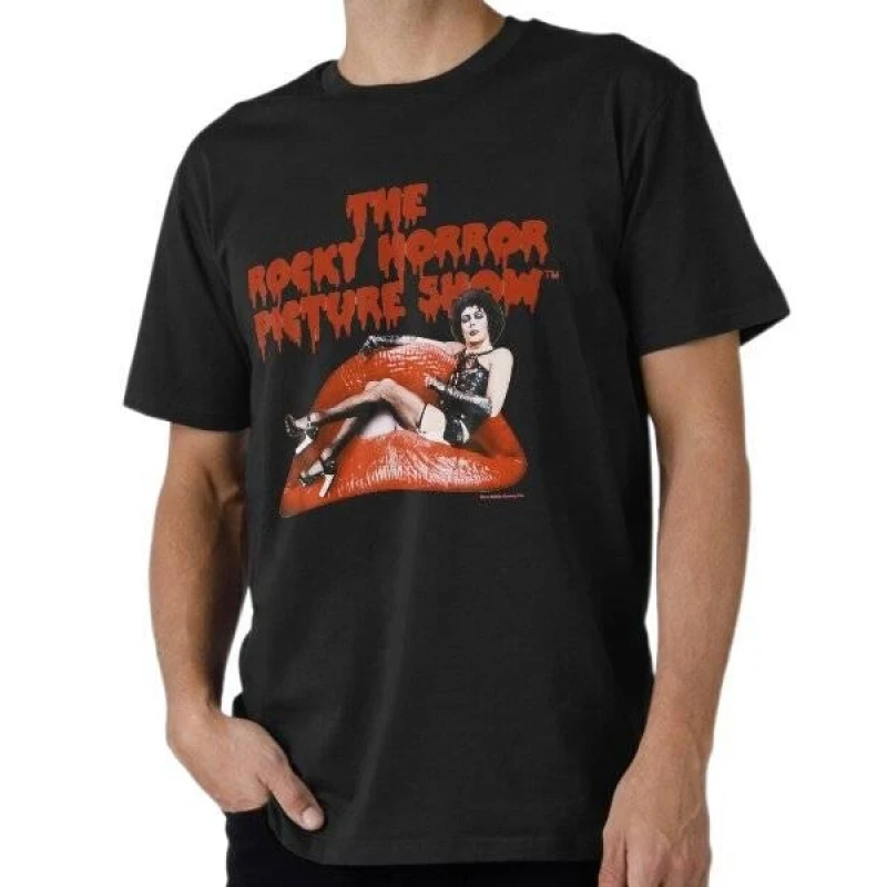 

Gothic Horror Film Rocky horror picture show movie Gift T Shirt 0612 Frank-N-Furter Print Graphic clothes US Size tops S-6XL