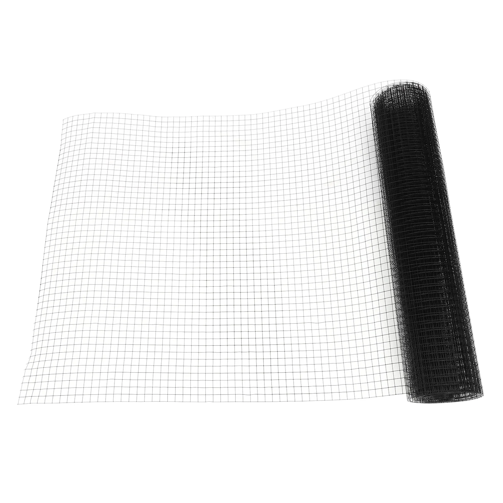 Black Hardware Cloth 1x1 inch Mesh 48'' x 50ft Wire Mesh Roll Chicken Wire Mesh Garden Fencing Aviary Cage Wire Tree Guard