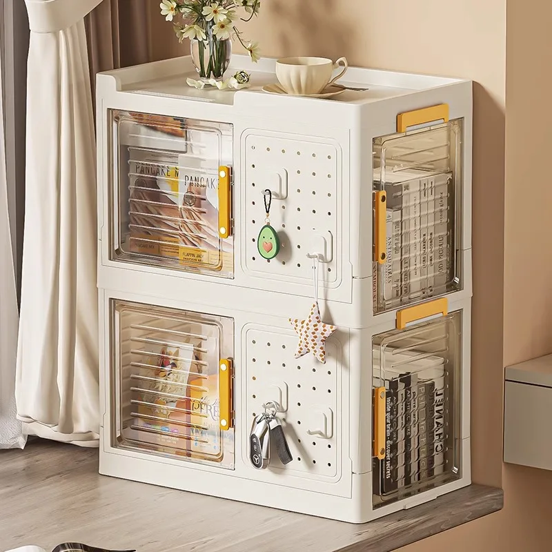 For Storage cabinet installation-free household living room porch rack multi-layer sofa side crack bedroom bay window locker