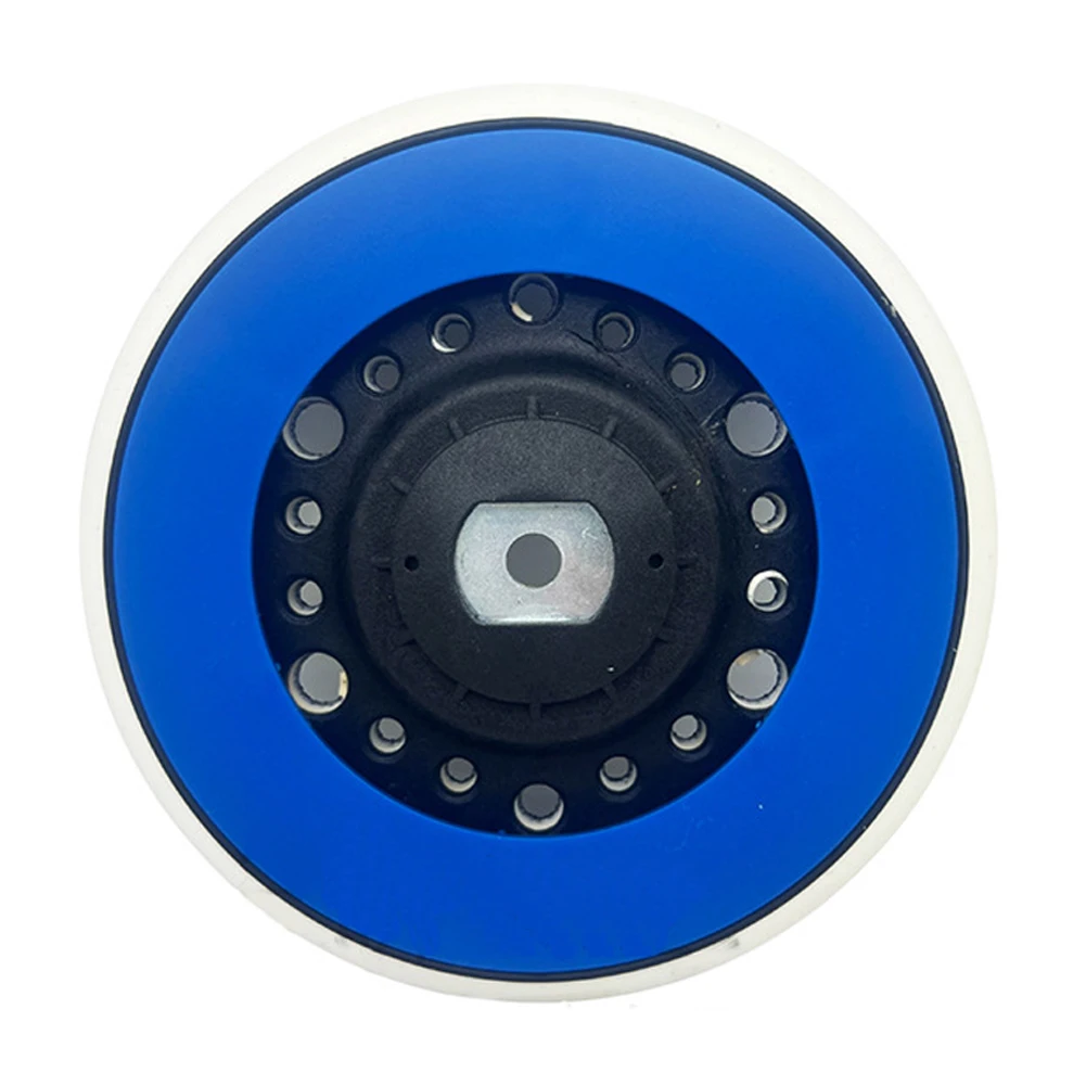 

6-дюймовая шлифовальная подушечка с крючками и петлями с 45 отверстиями для пневматической шлифовальной машины для деревообработки, абразивы, опорная пластина, детали электроинструментов