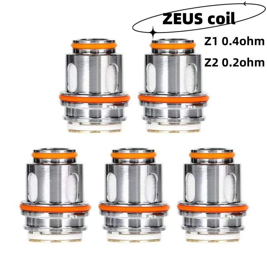 5pcs Zeus Z Series ZEUS Z2 Coil KA1 Z1 Z2 Mesh Heads 0.2ohm 0.4ohm 5pcs/pack for Zeus Sub Ohm Tank