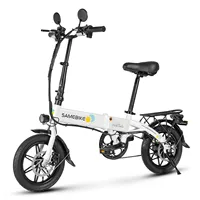 Samebike YINYU14-T Folding Electric Bike 350W Motor 36V7.8AH Battery 30km/h 14-inch Tire Aluminum Alloy E Bike
