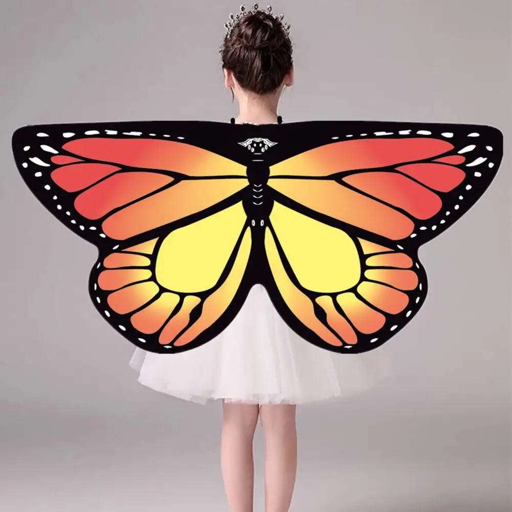 Disfraz de alas de mariposa para niños y niñas, capa de Halloween, vestido para niños, conjunto de danza del vientre, baile de arco iris, alas de mariposa