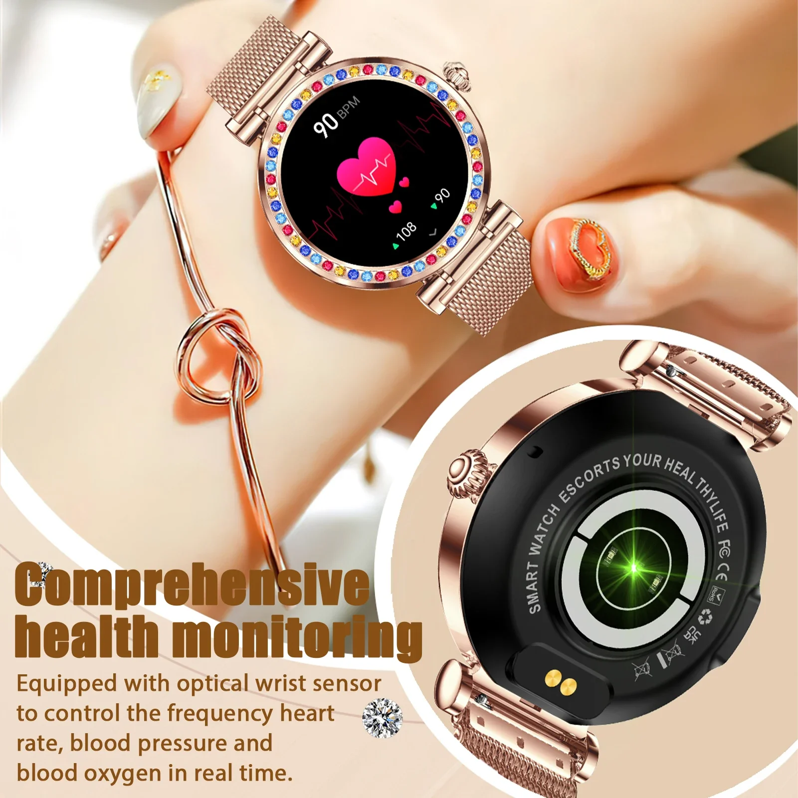 2024New Women's Smart Watch CF30 1.27