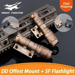 WADSN Tactical Danie Defense DD Mount SF M300 M600 M6 Flashlight For MLOK KEYMOD SMR Rail Metal Base Hunting Airsoft Accessories