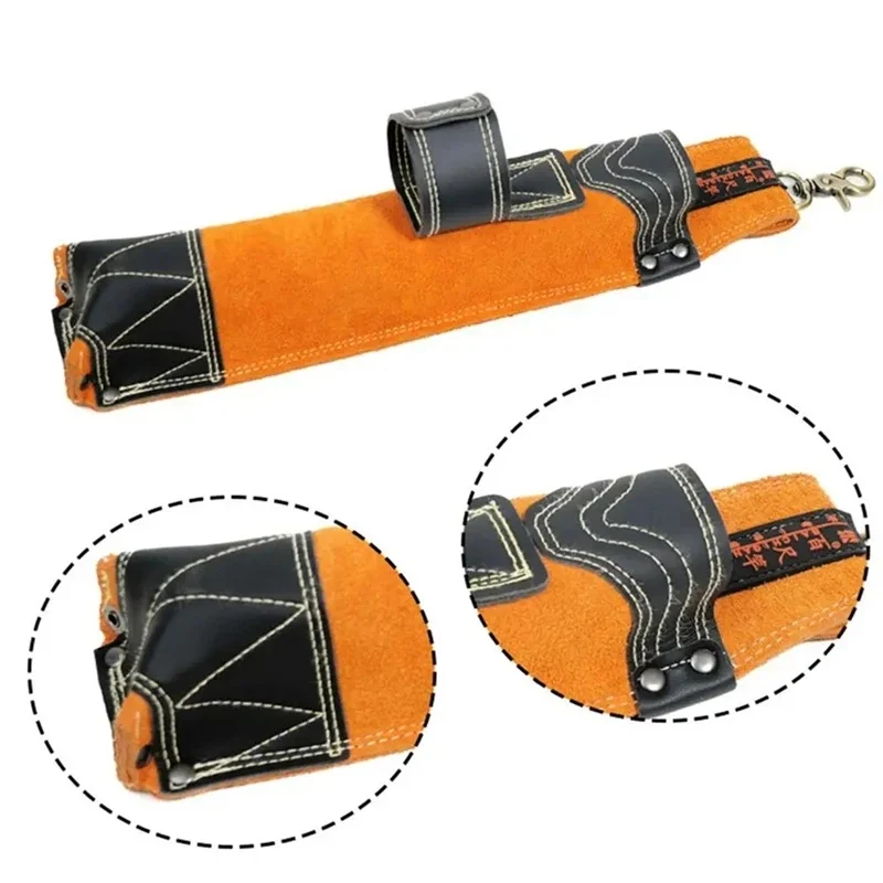 

Welding Electrode Holder Storage Tube - Cowhide Pouch for Welding Rods - Waist Bag for Convenient Electrode Storage
