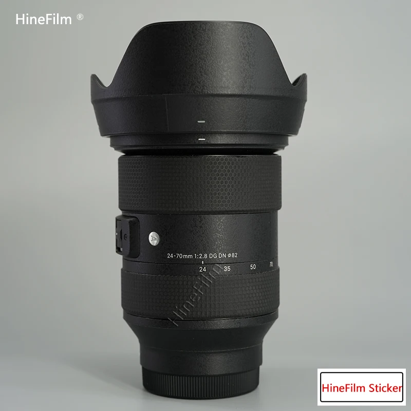 Hinefilm Lens Skin for Sigma 24-70 F2.8 Gen1 E / L Mount Lens Sticker 24 70 f2.8 skin Protector 2470ART Wrap Cover 24-70f2.8