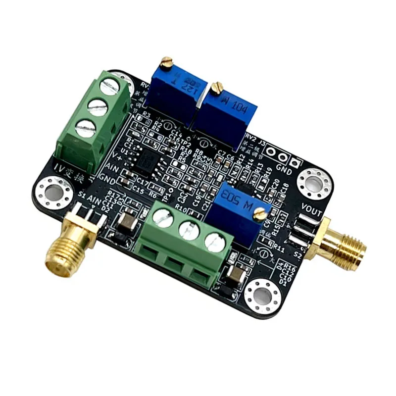 IV Converter Module, Transimpedance Amplifier for Silicon PIN Photodiode, MA-Level Current to Voltage Signal Amplifier