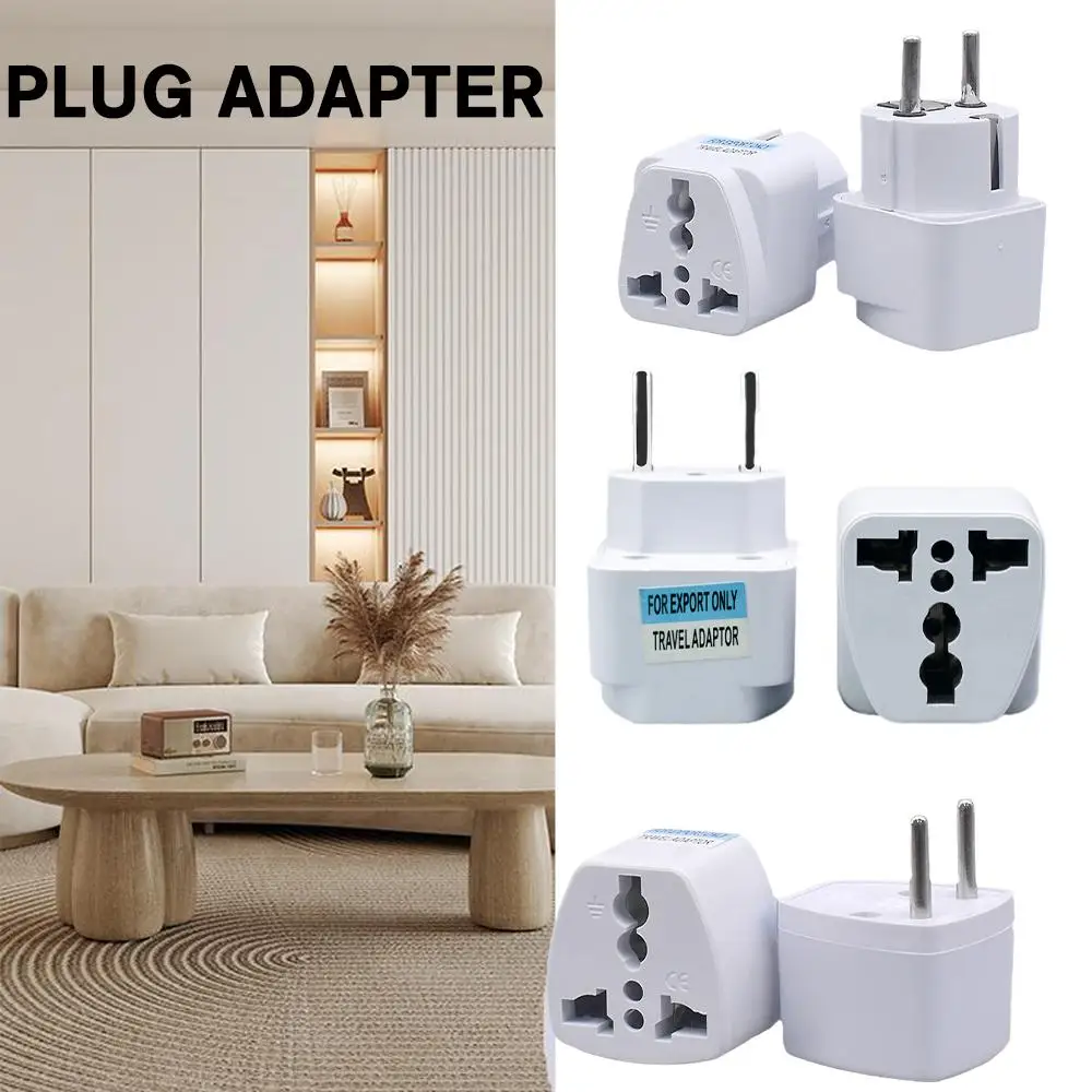 Universal Portable European Standard Conversion Connector Socket AU Universal India Switzerland US ﻿ Travel UK Adapter Plug J9N5 image 3