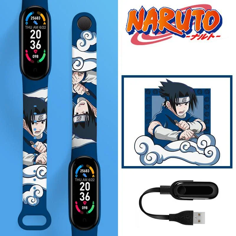 NEW Anime Naruto smart watch children and students electronic Sasuke electronic bracelet anime electronic watch birthday gift