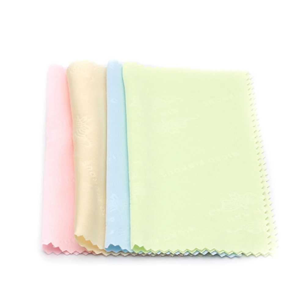 

Microfiber Cleaning Cloth 13x13cm Quick Drying Soft Fiber Wipe Glasses Eyeglass Dirt Jewelry Phone Screen Lens Watch Musical