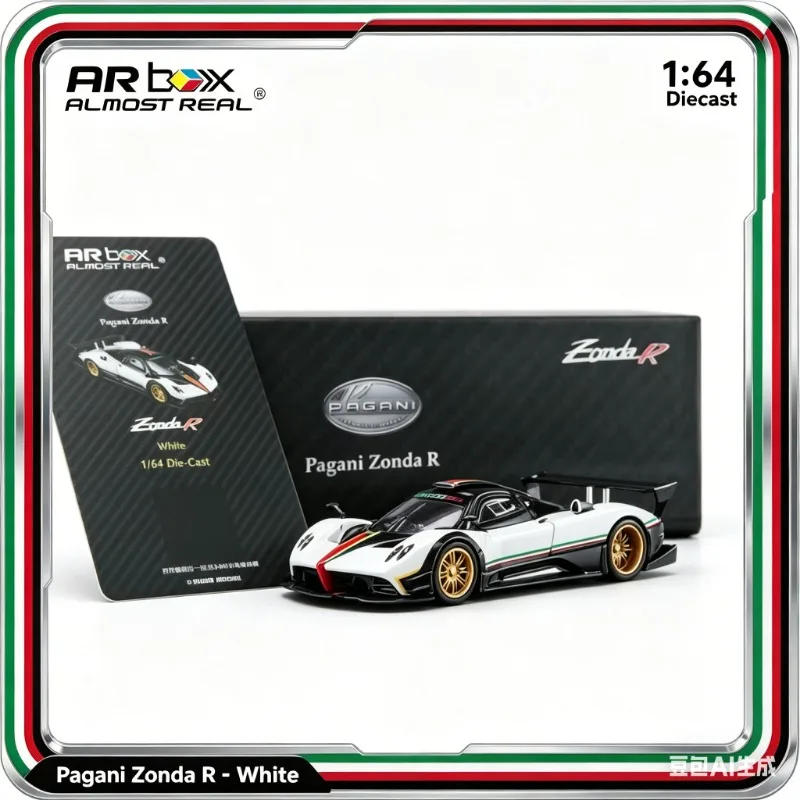 

Предзаказ AR BOX 2026 North Exhibition: Модель автомобиля Pagani Zonda 1:64 из литого сплава, высококачественный и изысканный декоративный предмет.
