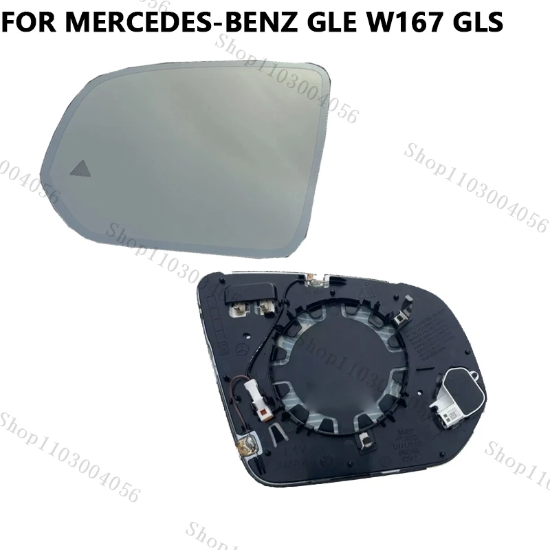 Rearview Mirror Glass With Auto Dimming Heated Blind Spot For Mercedes-Benz GLE W167 GLS 2020-2023 G-Class W464 2019-Door Mirror