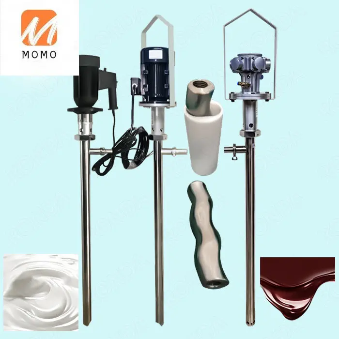 HS high viscosity 200000cps food grade stainless steel electric screw drum pump barrel pump for honey, cream, tomato paste, etc.