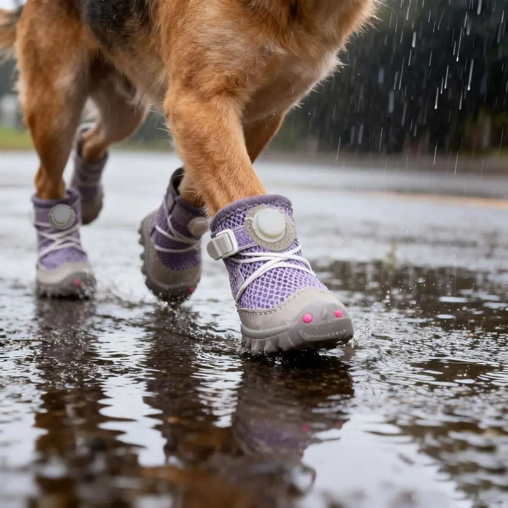 

Удобная непромокаемая обувь для собак, дышащие легкие ботинки для собак, противоскользящая подошва, кроссовки для собак, аксессуары для собак