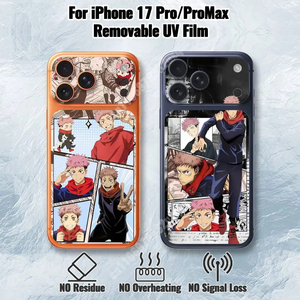 

Y-Yuji Itadori-S Аниме-пленка с УФ-защитой для iPhone 17 Pro 17 ProMax, HD-наклейка-скин