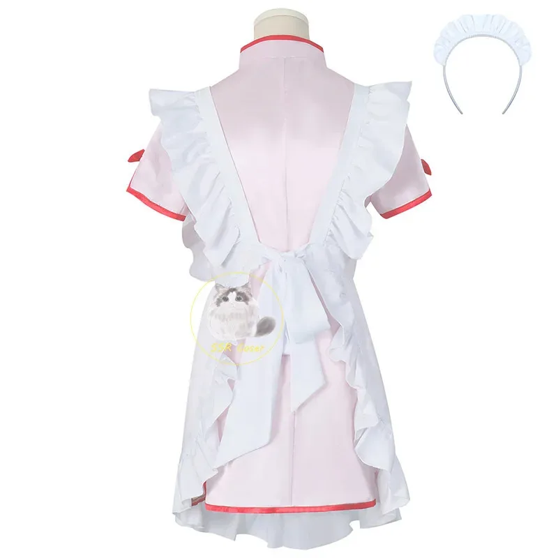 Sexy Ranma 1⁄2 Nibun-No-Ichi champú Cosplay disfraz peluca estilo chino Chi-Pao vestido de sirvienta mujer Sexy Kawaii traje de fiesta Halloween