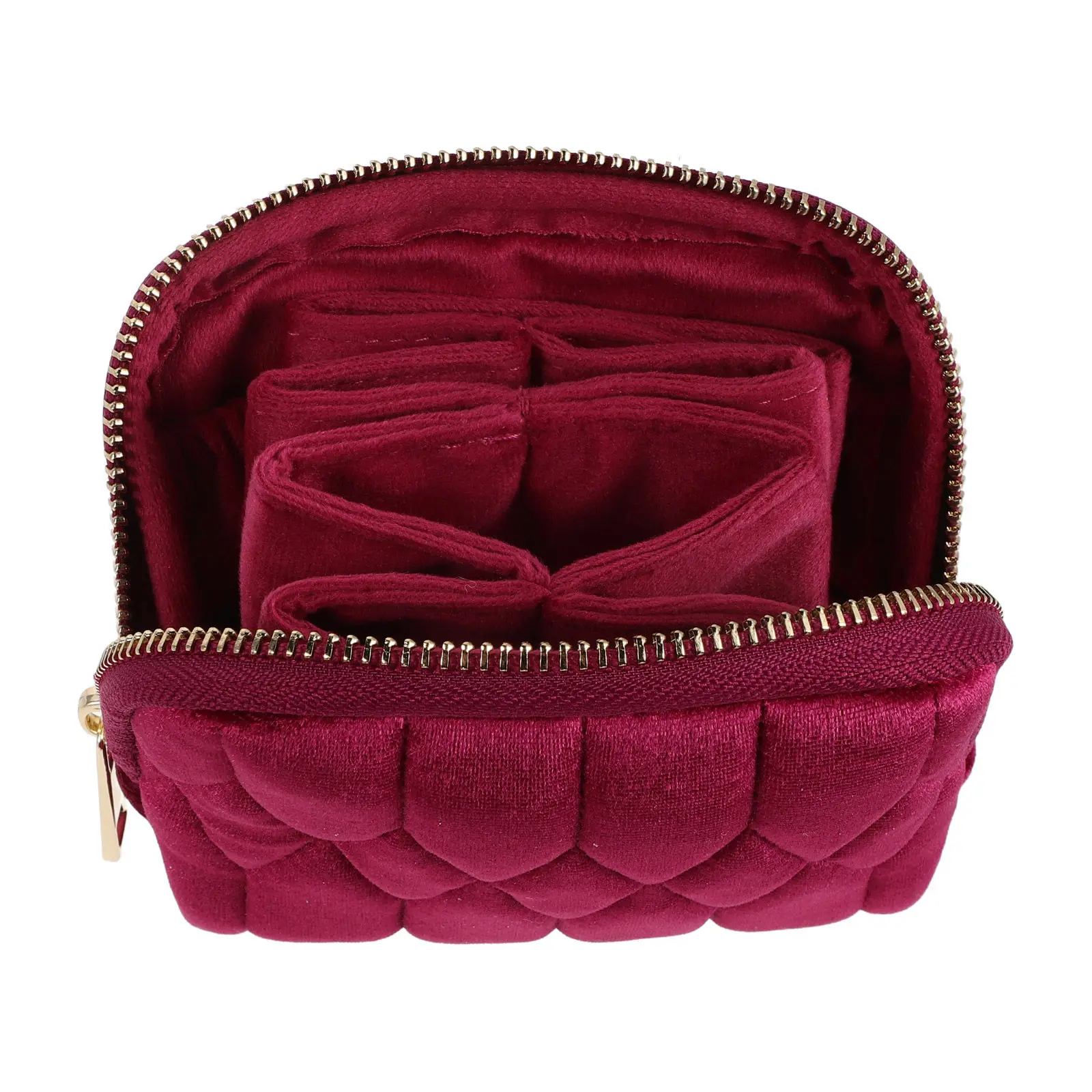

Multi Layer Flannel Jewelry Box Jewelry Case Velvet Pouch With Zippermini Jewelry Storage Pouch For Earrings Rings Bracelets