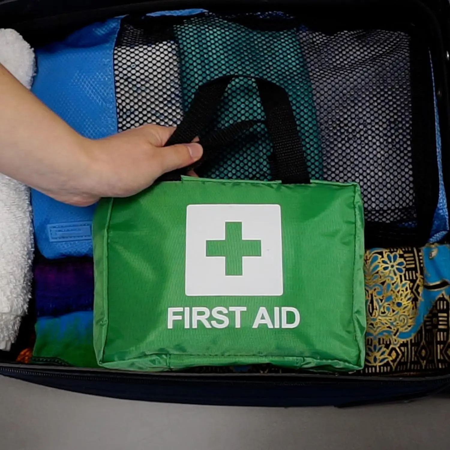 مجموعة طبية محمولة متعددة الأغراض، مثالية للسفر والمنزل والمكتب والمركبات والتخييم وأماكن العمل وفي الهواء الطلق #5