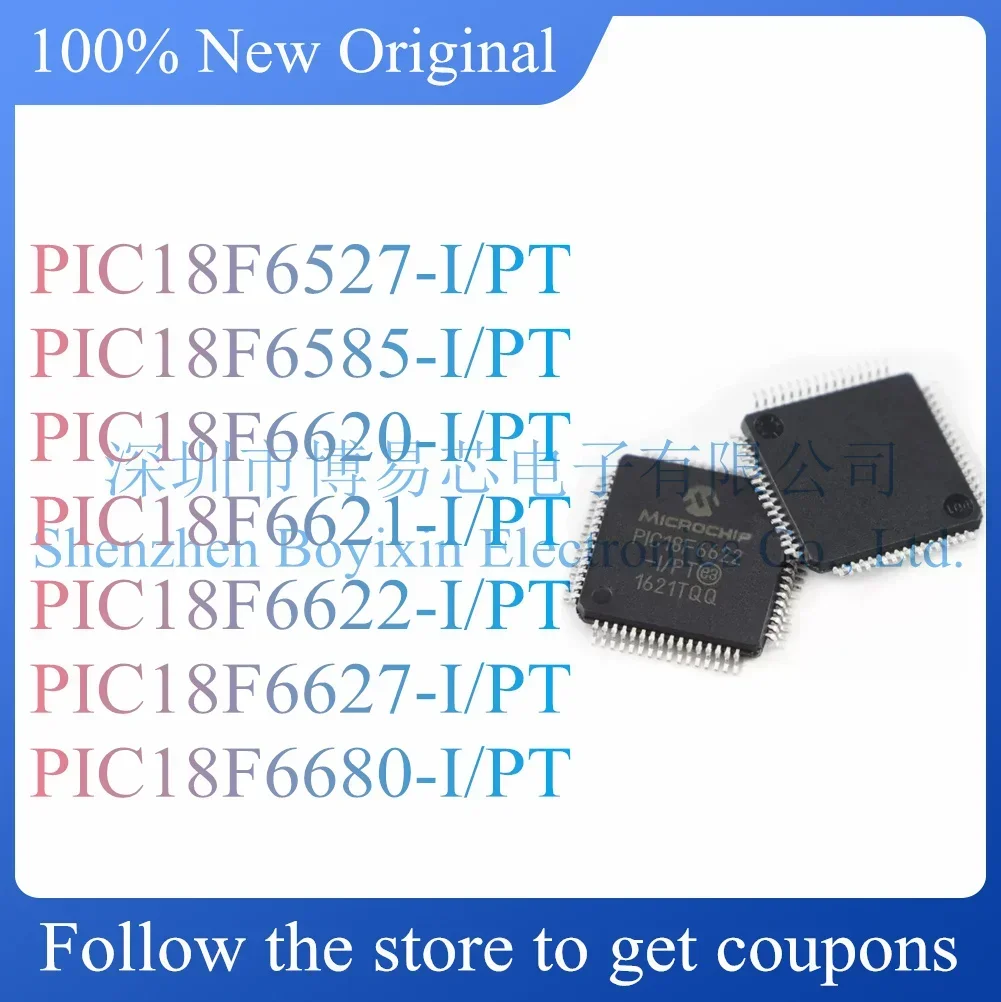 

NEW PIC18F6527 PIC18F6585 PIC18F6620 PIC18F6621 PIC18F6622 PIC18F6627 PIC18F6680-I/PT Original Product